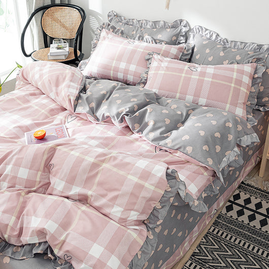 Juego de Cama Infantil Princesa 4 Piezas - Funda Nórdica y Sábanas Corazones - Image 18
