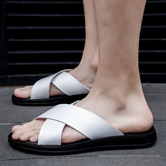 Sandalias Cómodas Extragrandes para Hombre - Calzado de Playa y Exterior - Image 4