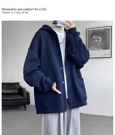 Cardigan de Pana Texturizada para Hombre - Otoño/Invierno - Image 10