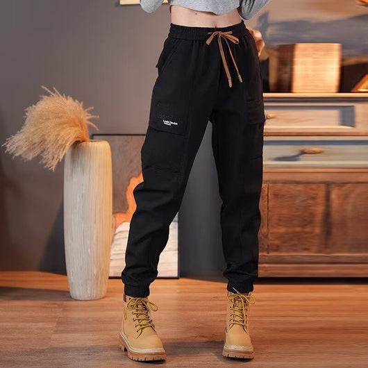 Pantalones Harem Tobilleros Ajustables Estilo Urbano - Image 13