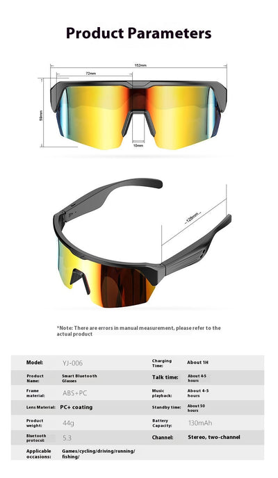 Gafas de Sol Inteligentes Bluetooth con Audio y Llamadas - Image 9