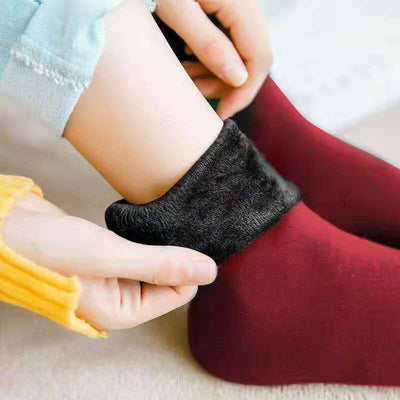 Calcetines Térmicos Mujer Tubo Alto con Forro Grueso y Terciopelo - Image 21