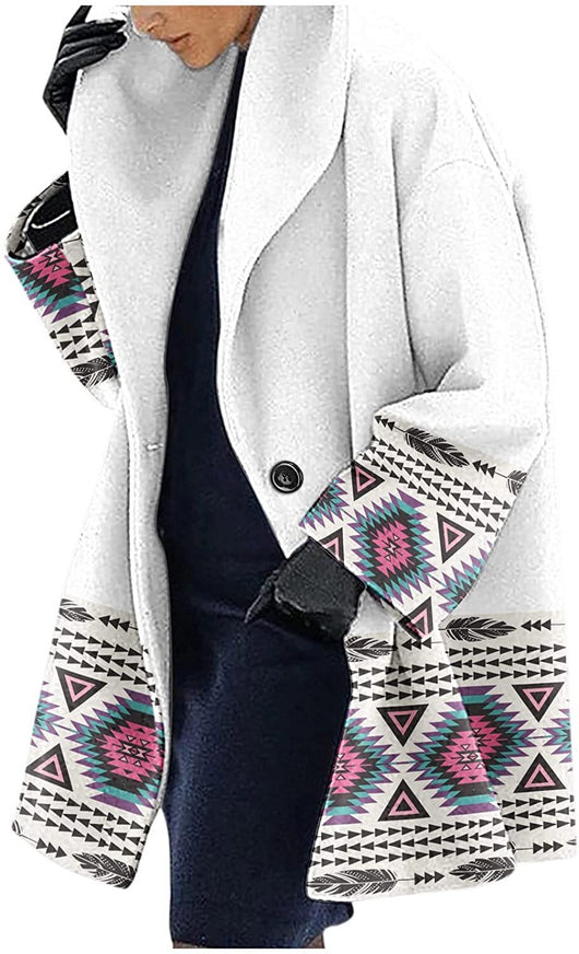 Abrigo Suelto con Capucha para Otoño e Invierno - Image 36
