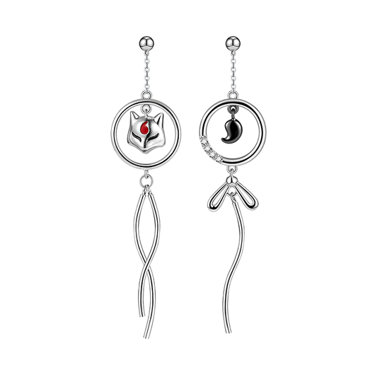 Aretes de Plata Temperamento Clásico Aguja Fina - Image 5