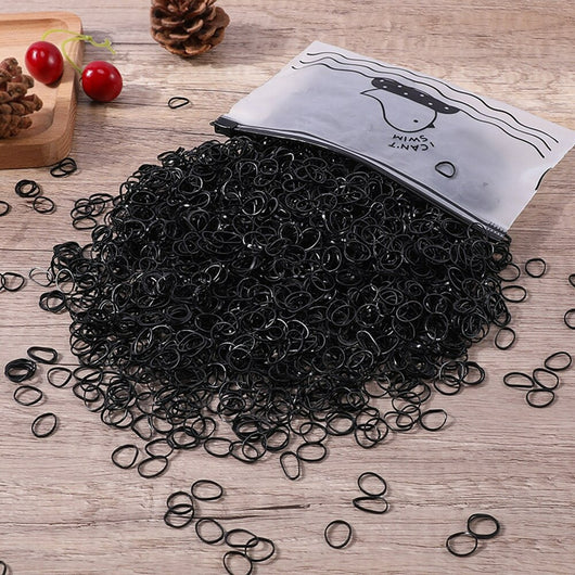 Bandas Elásticas para Cabello Infantil - Gomas Pequeñas Desechables para Niñas - Image 4
