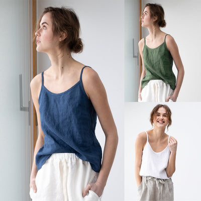 Blusa Camiseta de Algodón y Lino Premium - Image 7