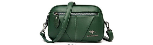 Bolso Bandolera Redondo de Cuero Genuino - Versátil y Elegante - Image 36