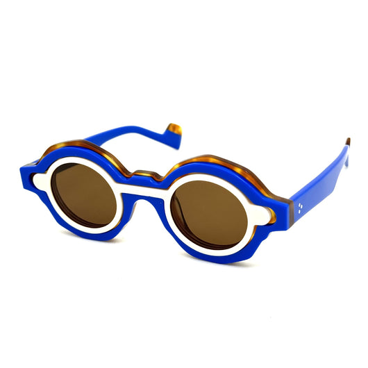 Gafas de Sol Polarizadas Azul Klein con Diseño Irregular - Image 12