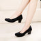 Sapatos de Pano Clássicos Pekin para Mulheres - Salto Alto, Sola Antiderrapante, Ideal para Trabalho e Cerimônias