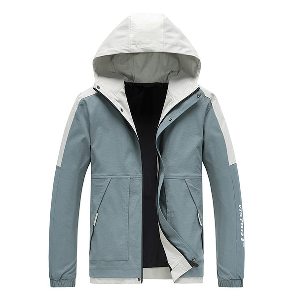 Chaqueta Casual Holgada para Hombre Talla Grande