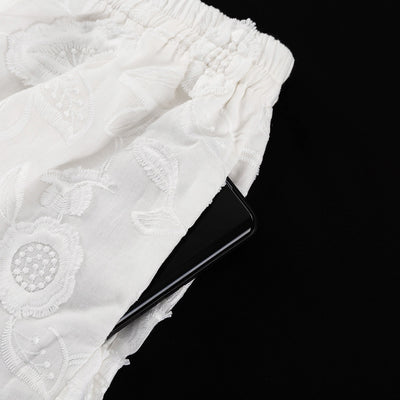 Conjunto Transparente con Bordados y Short de Talle Alto - Image 12