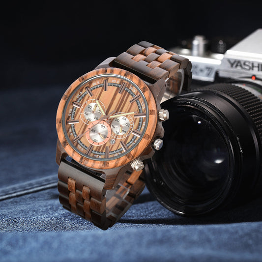 Reloj de Negocios Multifunción con Esfera Luminosa