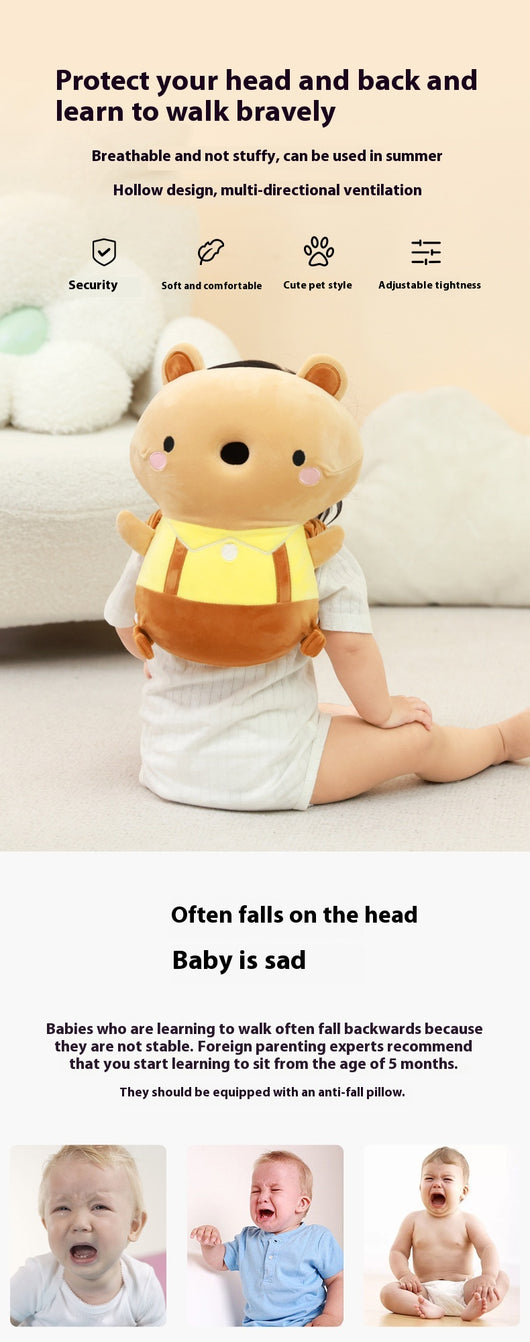 Protector de Cabeza Acolchado para Bebés con Diseño Divertido - Image 15