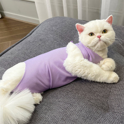 Pijama Quirúrgico para Gatos con Cierre de Cordones - Recuperación Post-operatoria - Image 20