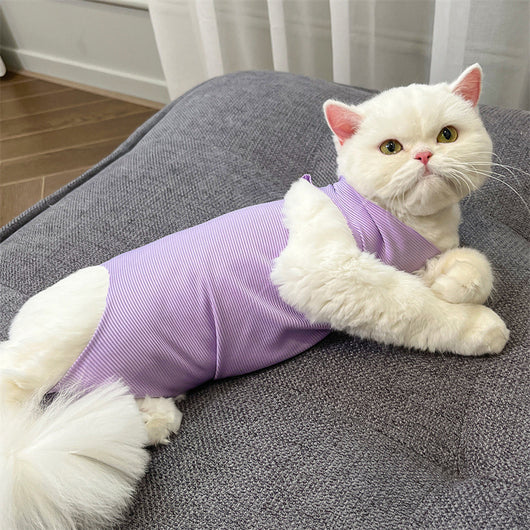 Pijama Quirúrgico para Gatos con Cierre de Cordones - Recuperación Post-operatoria - Image 20