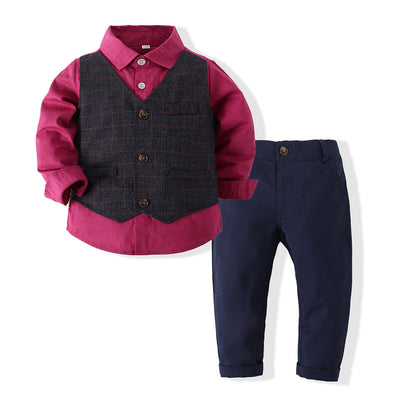 Traje Caballero Primavera Dos Piezas Fake Niño - Image 5
