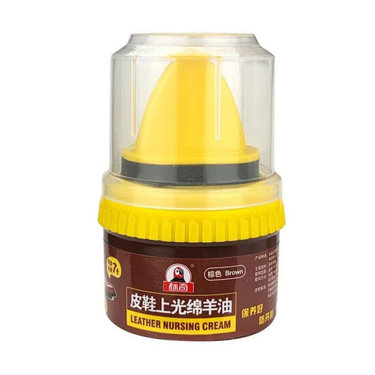 Crema Pulidora para Zapatos de Cuero con Lanolina - Esponja Aplicadora Incluida - Image 10