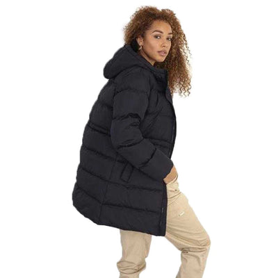 Abrigo Largo Acolchado con Capucha para Mujer - Calidez Total en Invierno - Image 9