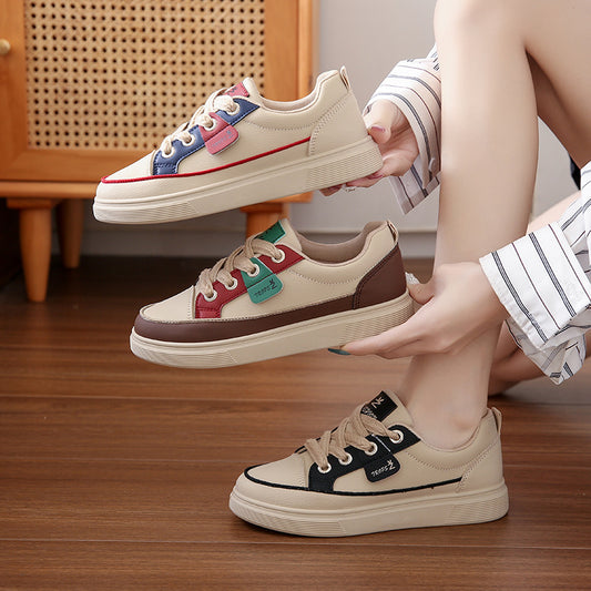 Tenis Blancos Plataforma Estilo Coreano - Comodidad Premium para Mujer - Image 2