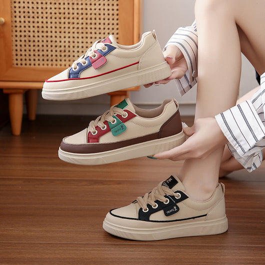 Tenis Blancos Plataforma Estilo Coreano - Comodidad Premium para Mujer - Image 2