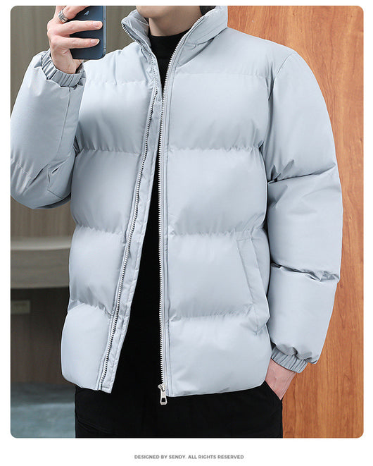 Abrigo de Cuello Alto Acolchado para Parejas - Chaqueta Casual Cálida Unisex - Image 10