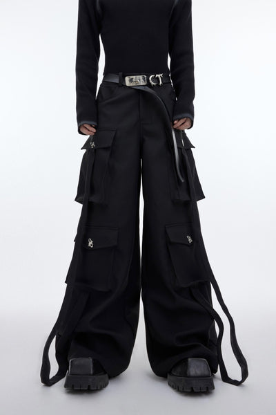 Pantalones de Trabajo con Corte Deconstruido para Profesionales Modernos - Image 3