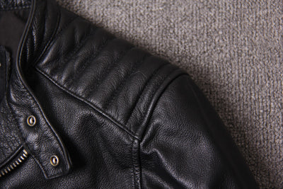 Chaqueta de Cuero Slim Fit con Cuello Alto para Hombre - Diseño Moderno y Trendy - Image 17