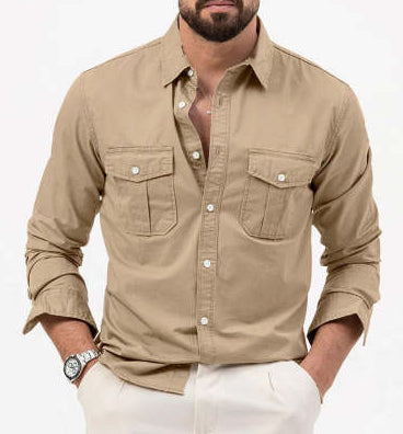 Camisa Casual de Manga Larga para Hombre - Image 9