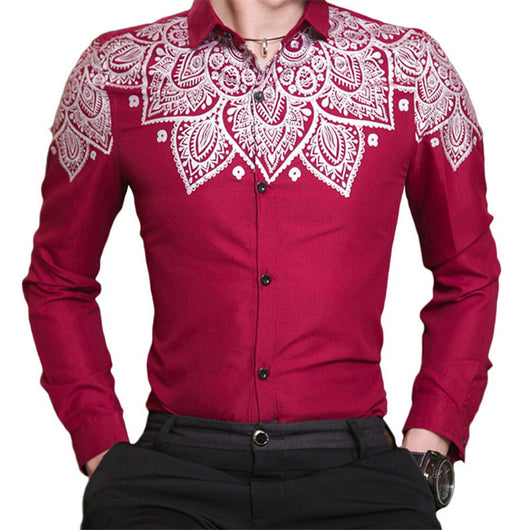 Camisa Suelta Estampada Estilo Western Americano - Image 14