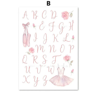 Cuadro Infantil con Letras y Números para Decoración de Habitación - Image 9