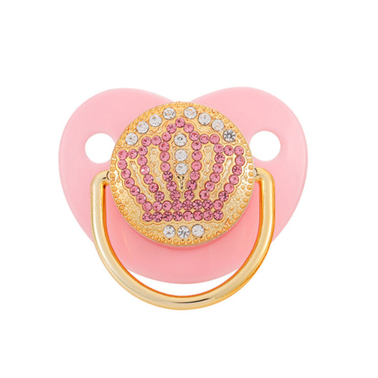 Chupete Lujo Corona Diamante Baby Bling para Bebés 0-18 Meses - Image 9