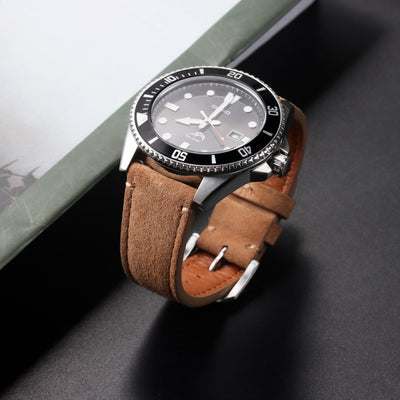 Correa de Reloj de Ante con Liberación Rápida - Image 18