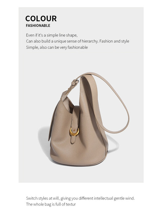 Bolso de Cuero Genuino con Asa de Hombro - Image 40