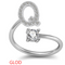 26 Letter English Rings Jewelry Dorado Q Opening adjustable