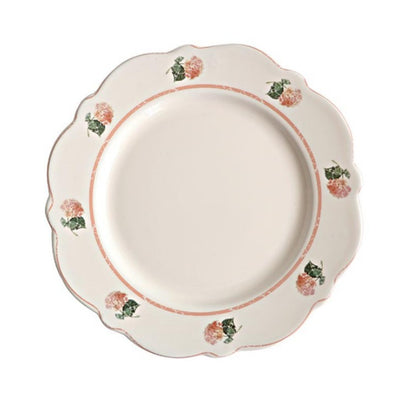 Plato de Cerámica Estilo Rústico Americano con Borde Floral - Image 14