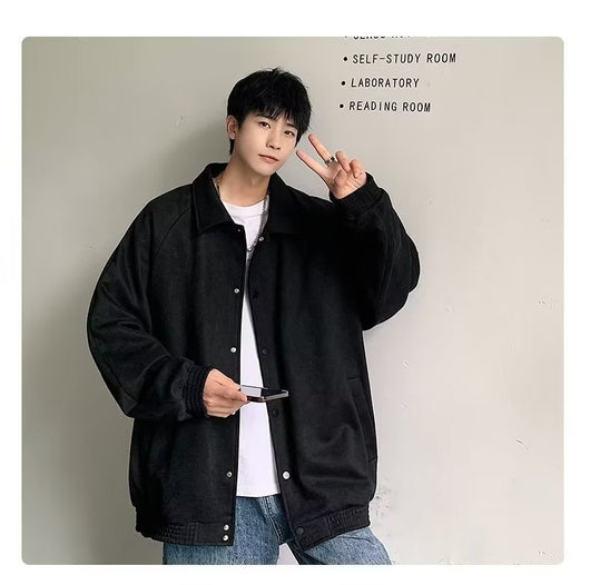 Chaqueta Suelta con Bordados para Hombre - Image 14