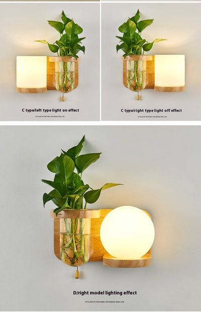 Lámpara de Pared en Madera para Dormitorio y Mesita de Noche - Image 19