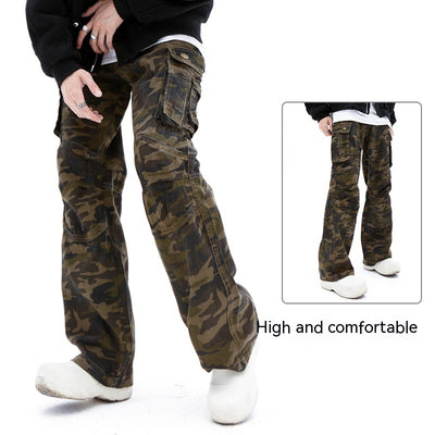Pantalones Cargo Camuflaje Street Leisure para Hombre - Image 4