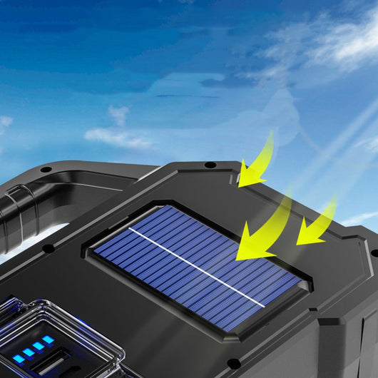 Linterna Solar Recargable Impermeable con Luz Potente - Image 2