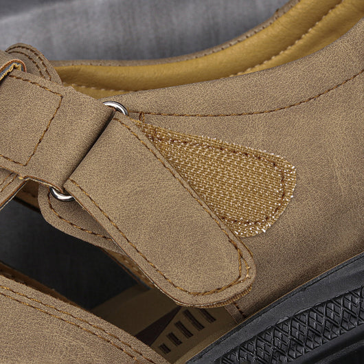Sandalias de Cuero para Hombre Estilo Casual Hipster Ligeras y Cómodas - Image 8