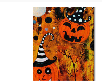 Kit de Pintura Diamante Halloween Cuadrado Completo - Bordado Punto de Cruz Cartoon - Image 10