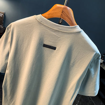 Camiseta Casual para Hombre Verano con Bordado Minimalista - Image 3
