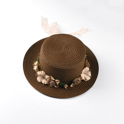 Sombrero de Ala Corta Estilo Corona Plana para Primavera y Verano - Image 13