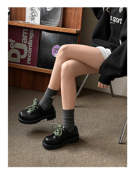 Zapatos Casuales de Cuero con Plataforma Elevadora para Hombre Big Head Derby - Image 42