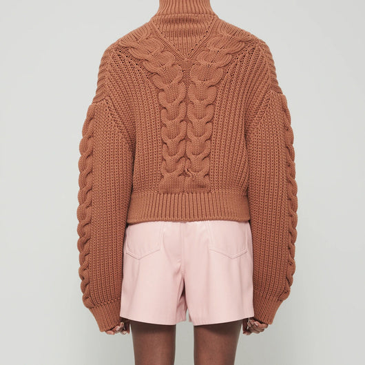 Shorts de Cuero Talle Alto para Mujer - Diseño Casual y Versátil - Image 4