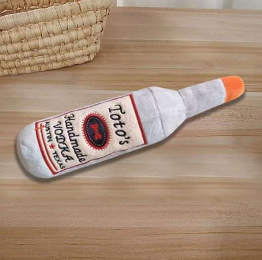 Juguete Masticable para Perros con Sonido de Botella de Vino - Image 4