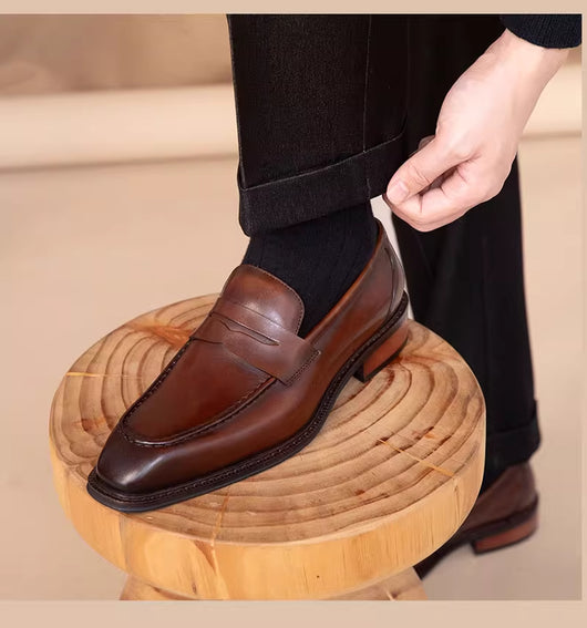 Zapatos Casuales de Cuero Genuino para Hombre - Outdoor - Image 52