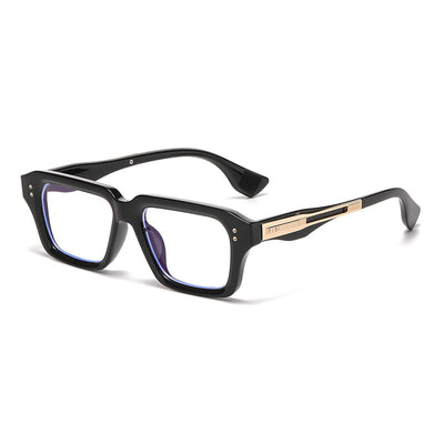 Gafas de Marco Cuadrado Beige Estilo Europeo - Reloj de Tendencia Chic - Image 12