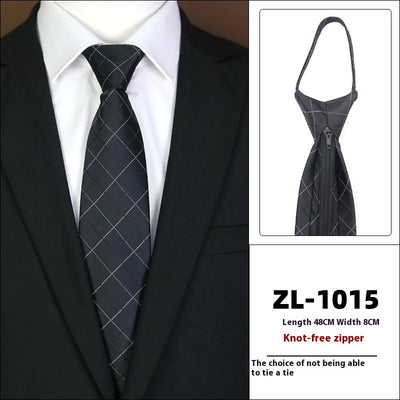 Corbata con Cierre Ejecutiva sin Nudo para Hombre - Image 20