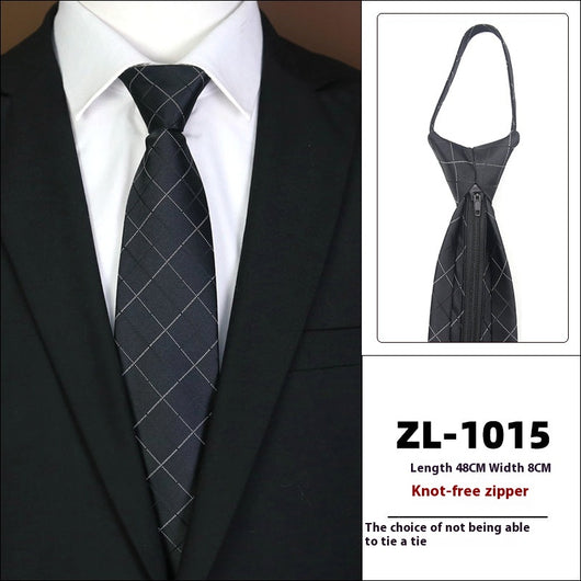 Corbata con Cierre Ejecutiva sin Nudo para Hombre - Image 20
